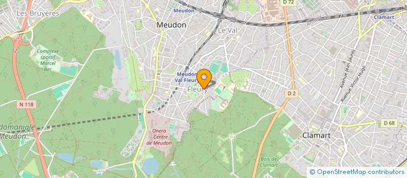 localisation de l'entreprise FRANCE COMFORT INTERNATIONAL TOURS  MEUDON