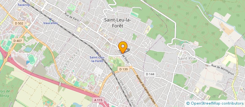 localisation de l'entreprise FRANCE COMITE EDITION à SAINT-LEU-LA-FORET