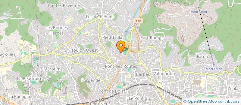 localisation de l'entreprise FRANCE COMITES DE SALUT DU PEUPLE (FCSP) à TOULON
