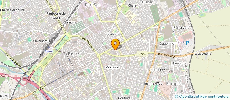 localisation de l'entreprise FRANCE COMMERCE  REIMS