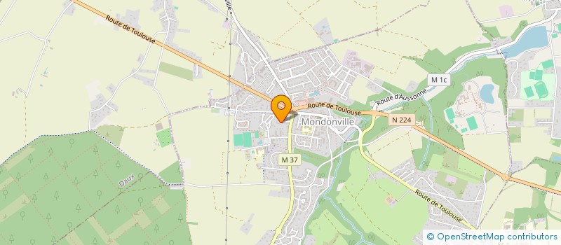 localisation de l'entreprise FRANCE COMMERCE PRODUCTION  MONDONVILLE