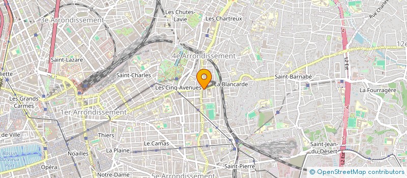 localisation de l'entreprise FRANCE COMPETENCE & FORMATIONS à MARSEILLE