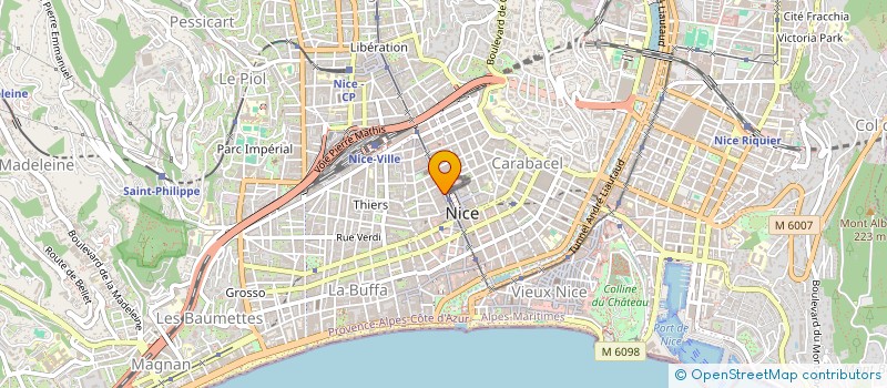 localisation de l'entreprise FRANCE COMPTABILITE AGENCE N3  NICE