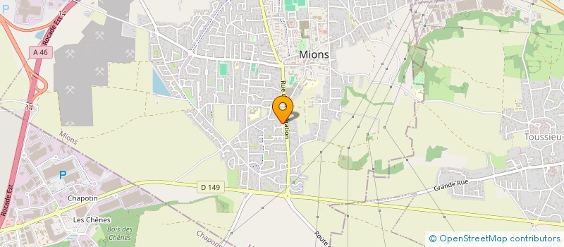 localisation de l'entreprise FRANCE COMPTOIRS BAR à CORBAS