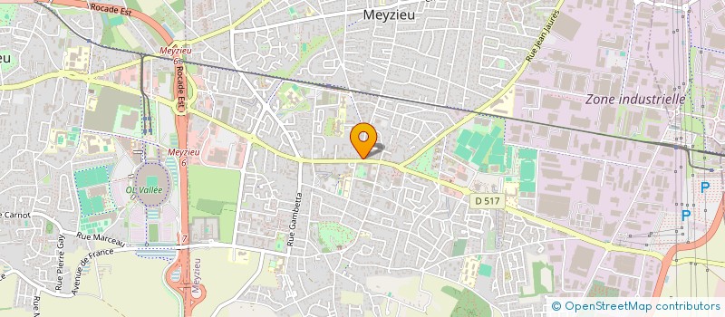 localisation de l'entreprise FRANCE CONCEPT à MEYZIEU