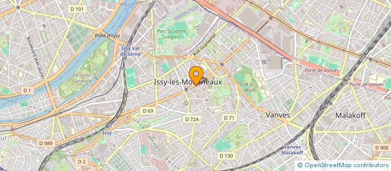 localisation de l'entreprise FRANCE CONCEPT à ISSY-LES-MOULINEAUX
