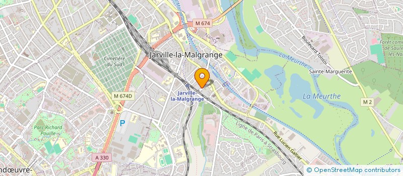 localisation de l'entreprise FRANCE CONCEPT HABITAT à JARVILLE-LA-MALGRANGE