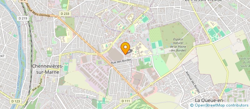 localisation de l'entreprise FRANCE CONFORT PLUS  CHENNEVIERES-SUR-MARNE