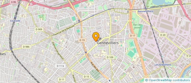 localisation de l'entreprise FRANCE CONSEIL DEVELOPPEMENT à GENNEVILLIERS