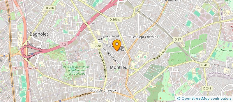 localisation de l'entreprise FRANCE CONSEIL EDITIONS à MONTREUIL