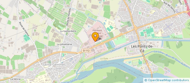 localisation de l'entreprise FRANCE CONSEIL HABITAT à LES PONTS-DE-CE
