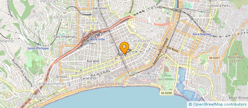 localisation de l'entreprise FRANCE CONSEIL IMMOBILIER à NICE