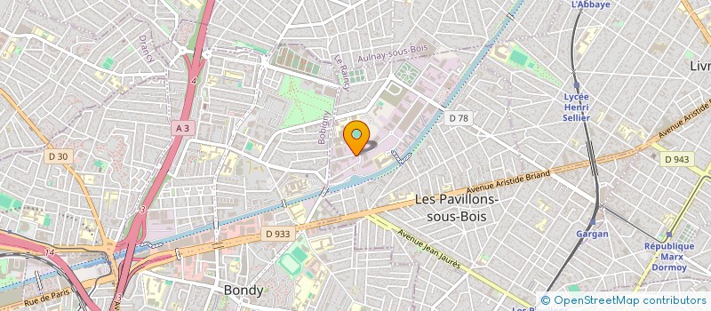 localisation de l'entreprise FRANCE CONSEIL SERVICE à LES PAVILLONS-SOUS-BOIS