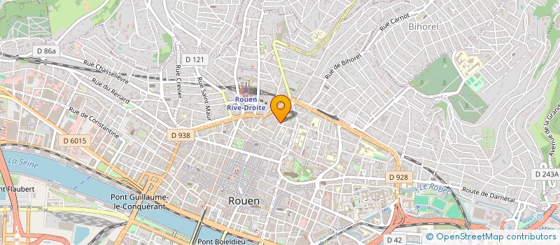 localisation de l'entreprise FRANCE CONSO BANQUE SECTION NORMANDIE  ROUEN
