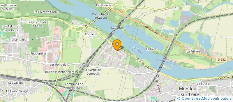 localisation de l'entreprise FRANCE CONSOMMABLES  MONTLOUIS-SUR-LOIRE