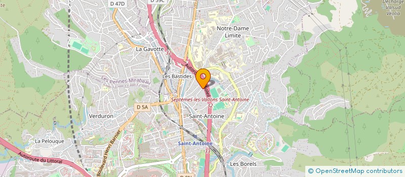 localisation de l'entreprise FRANCE CONSTRUCTION à MARSEILLE 15EME