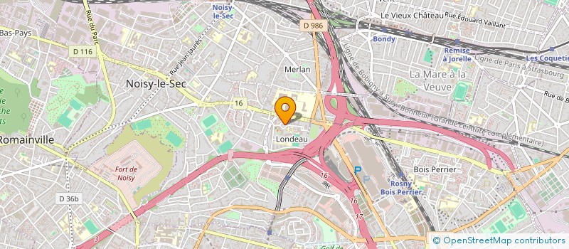 localisation de l'entreprise FRANCE CONSTRUCTIONS ET RENOVATION à NOISY-LE-SEC