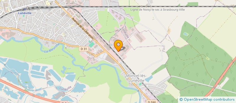 localisation de l'entreprise FRANCE CONSULTANTS INGENIERIE  MONCEL-LES-LUNEVILLE