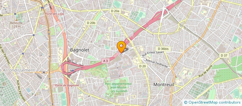 localisation de l'entreprise FRANCE CONSULTING à BAGNOLET