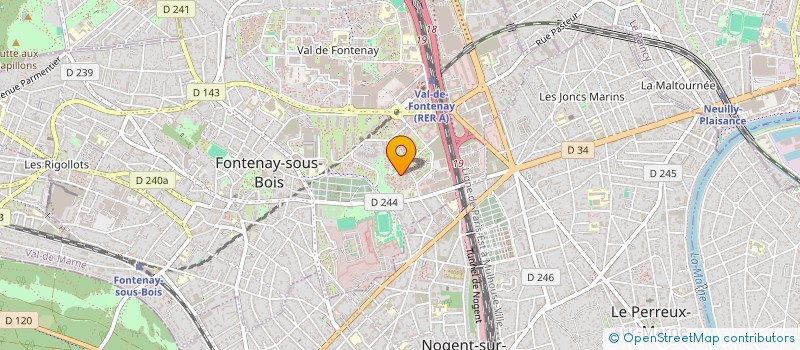 localisation de l'entreprise FRANCE CONSULTING à FONTENAY-SOUS-BOIS