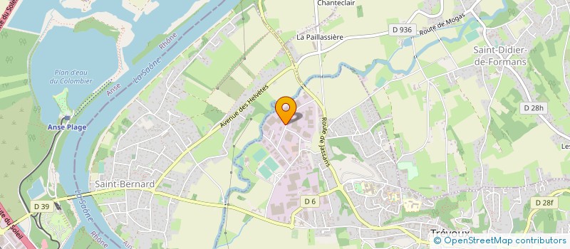 localisation de l'entreprise FRANCE CONTROLE HABITAT à TREVOUX