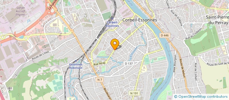 localisation de l'entreprise FRANCE CONTROLES à CORBEIL-ESSONNES