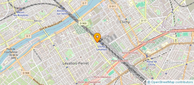 localisation de l'entreprise FRANCE COPIE à LEVALLOIS-PERRET
