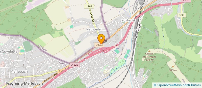 localisation de l'entreprise FRANCE COPIE LASER 57 EST  ROSBRUCK