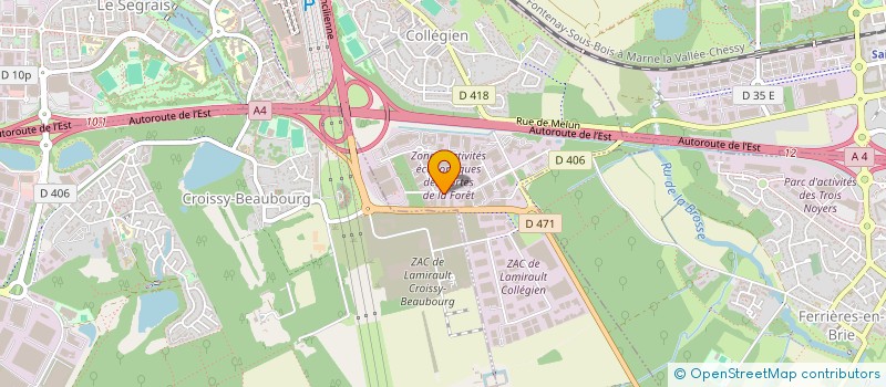 localisation de l'entreprise FRANCE COURROIE à COLLEGIEN