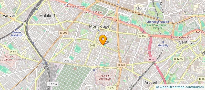 localisation de l'entreprise FRANCE COURSES INTERNATIONAL à MONTROUGE