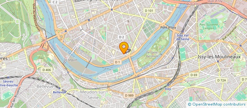 localisation de l'entreprise FRANCE COURTAGE ET PATRIMOINE à BOULOGNE-BILLANCOURT