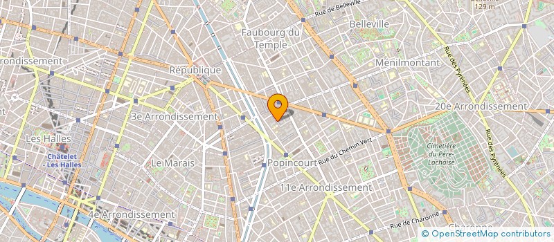 localisation de l'entreprise FRANCE COURTAGE TRAVAUX à PARIS