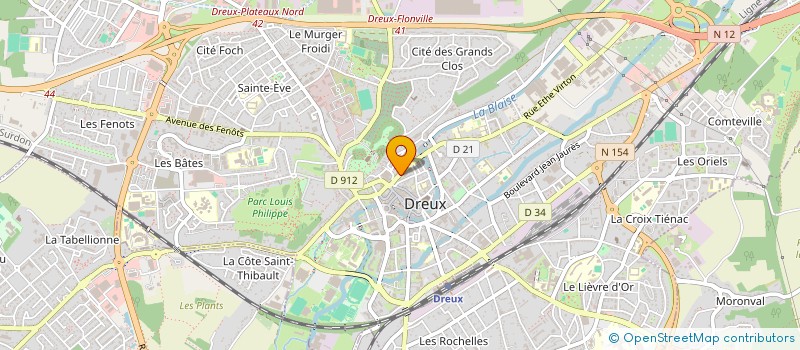 localisation de l'entreprise FRANCE COUSCOUS à DREUX