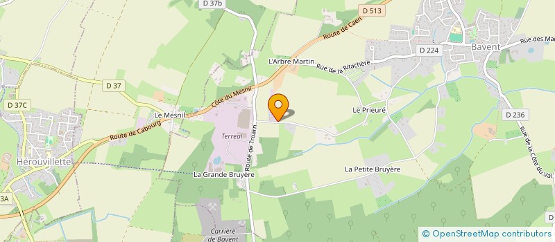 localisation de l'entreprise FRANCE COUVERTURE  BAVENT