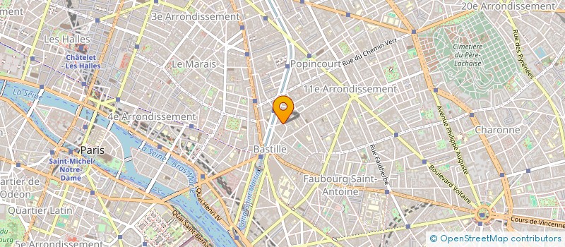 localisation de l'entreprise FRANCE CREATION  PARIS