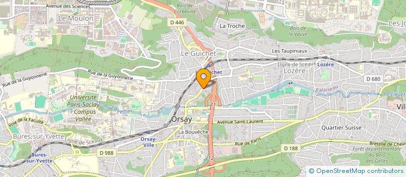 localisation de l'entreprise FRANCE CRECHES à ORSAY