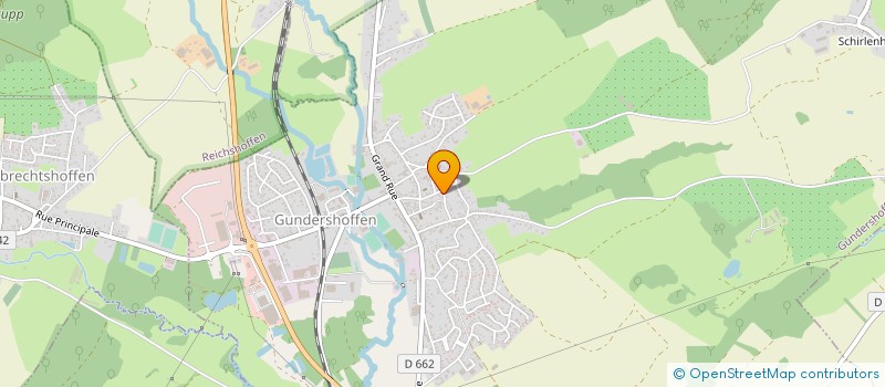 localisation de l'entreprise FRANCE CREPIS SARL  GUNDERSHOFFEN