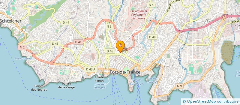 localisation de l'entreprise FRANCE CUISINE à FORT-DE-FRANCE