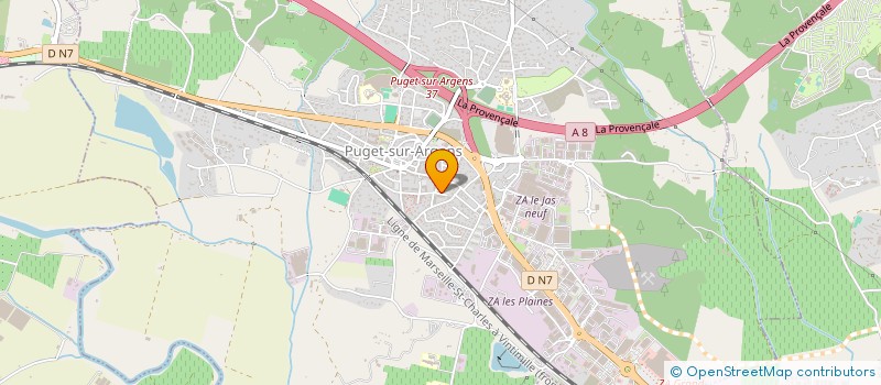localisation de l'entreprise FRANCE CUISINES DIFFUSION à PUGET-SUR-ARGENS