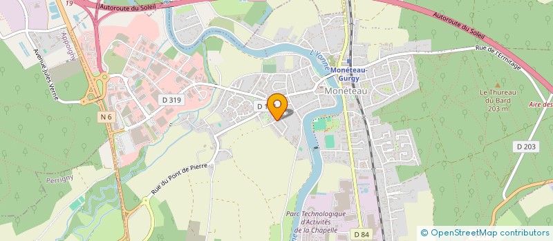 localisation de l'entreprise FRANCE CUST'HOME à MONETEAU