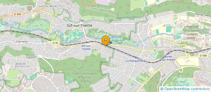 localisation de l'entreprise FRANCE CYCLISME ORGANISATION  ( F.C.O )  GIF-SUR-YVETTE