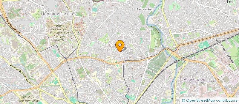 localisation de l'entreprise FRANCE D'ACCUEIL à MONTPELLIER