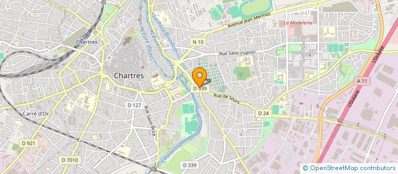 localisation de l'entreprise FRANCE DALLAGES IMMOBILIERE à CHARTRES