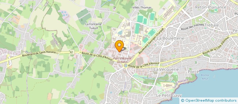 localisation de l'entreprise FRANCE DANEMARK MATERIEL  SAINT-NAZAIRE