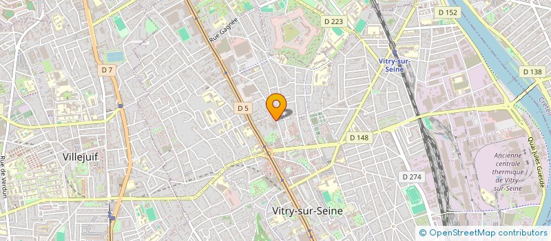 localisation de l'entreprise FRANCE DECO à VITRY-SUR-SEINE