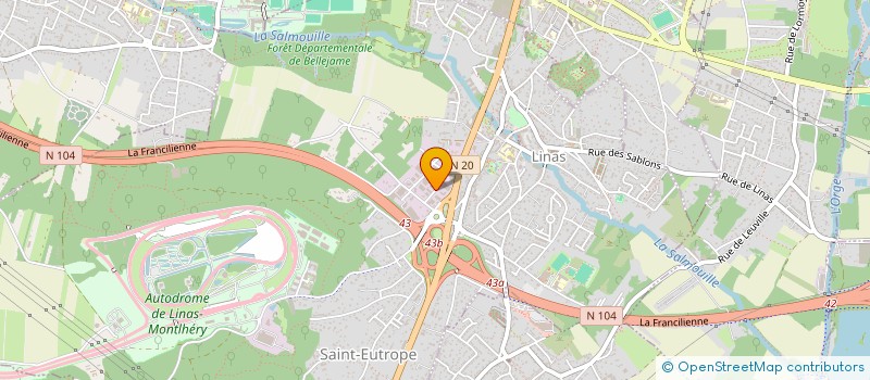 localisation de l'entreprise FRANCE DECOLLETAGE NUMERIQUE  BONDOUFLE
