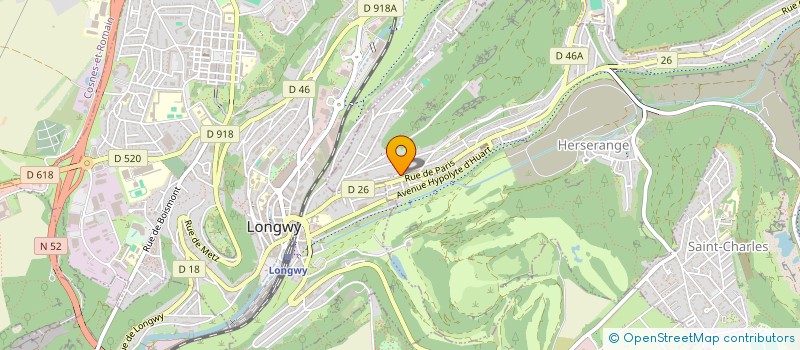 localisation de l'entreprise FRANCE DECONSTRUCTION INDUSTRIELLE  HERSERANGE