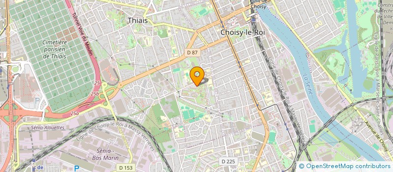 localisation de l'entreprise FRANCE DECOR  THIAIS