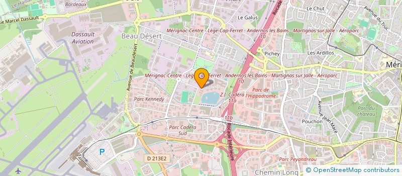 localisation de l'entreprise FRANCE - DELTA  MERIGNAC