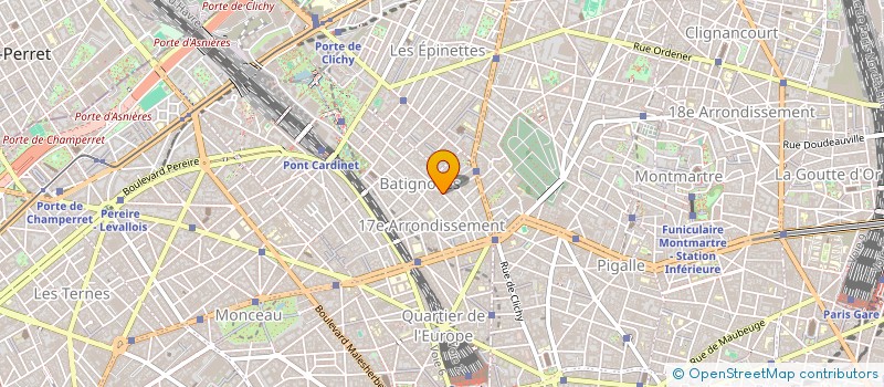 localisation de l'entreprise FRANCE DEMOLITION TRAVAUX PUBLICS à PARIS
